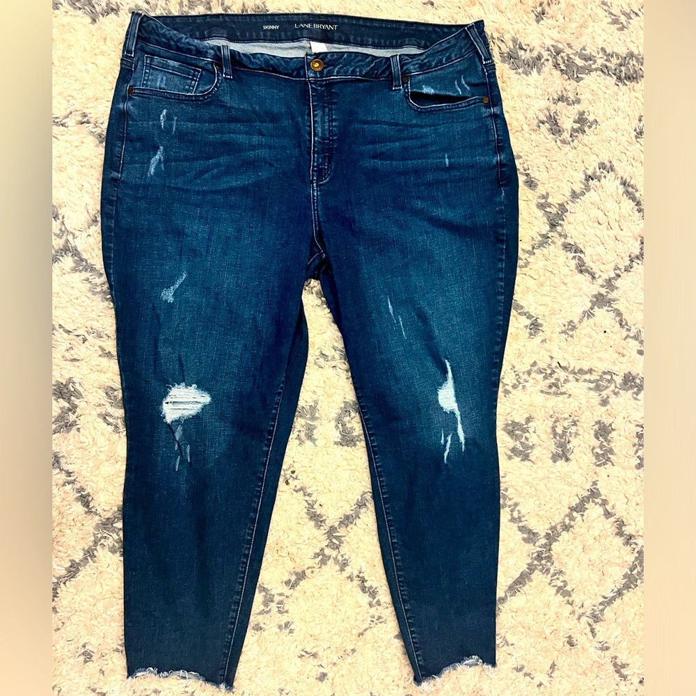 Lane Bryant skinny jeans womens plus size stretch denim 24
